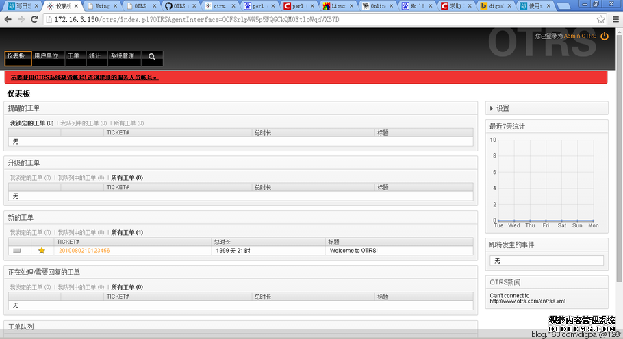 OTRS install and configure from source on CentOS 6.5 x64 - 德哥@Digoal - PostgreSQL