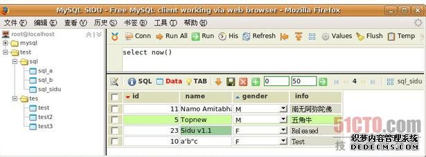 MySQL Sidu